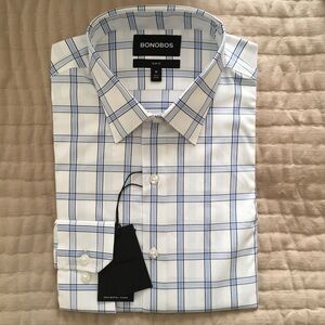 NWT Bonobos plaid dress shirt